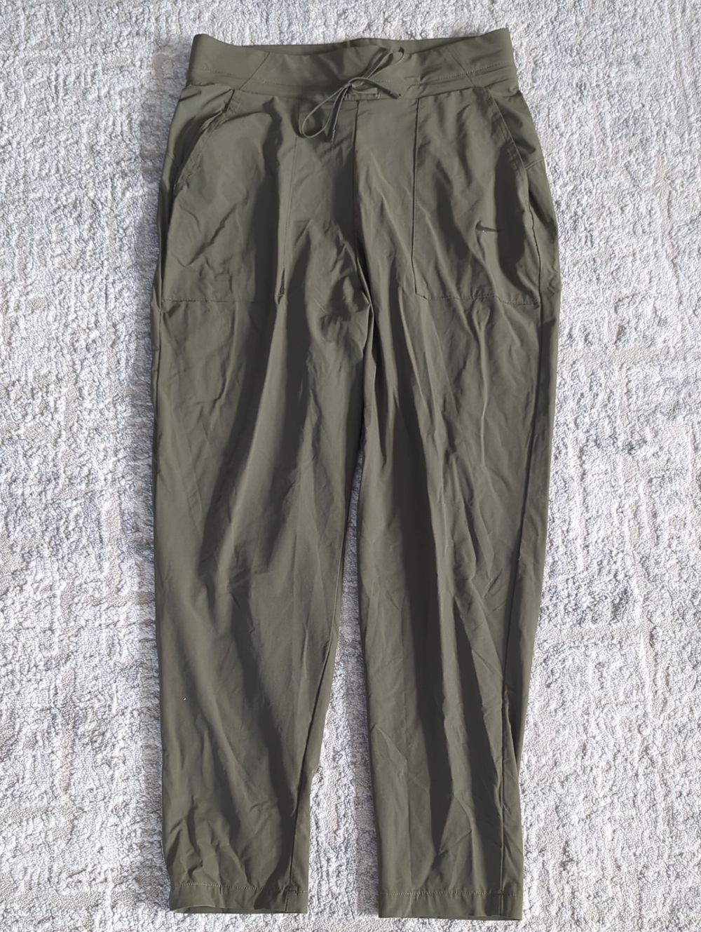 Nike Olive Green Drawstring Joggers Size Small